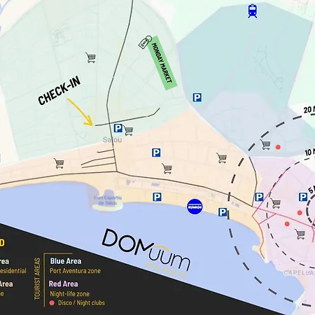 Domuum Holidays - Marathon Apartman Salou